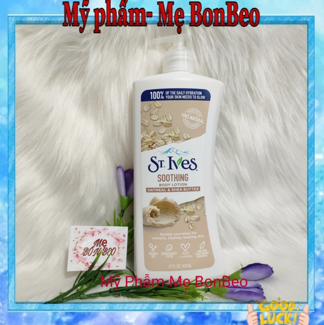 Sữa dưỡng thể St.Ives Vitamin E và Avocado 621ml