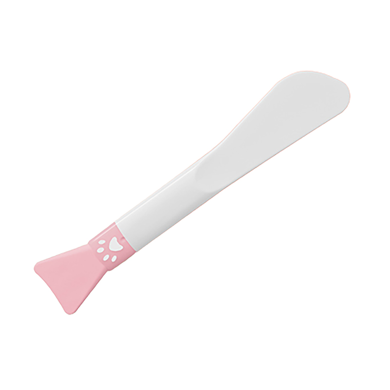BK Dễ thương Paw Silicone mặt nạ trên khuôn mặt bàn chải scraper đôi đầu mặt nạ bùn bàn chải trên khuôn mặt công cụ làm đẹp khuôn mặt làm sạch bàn chải