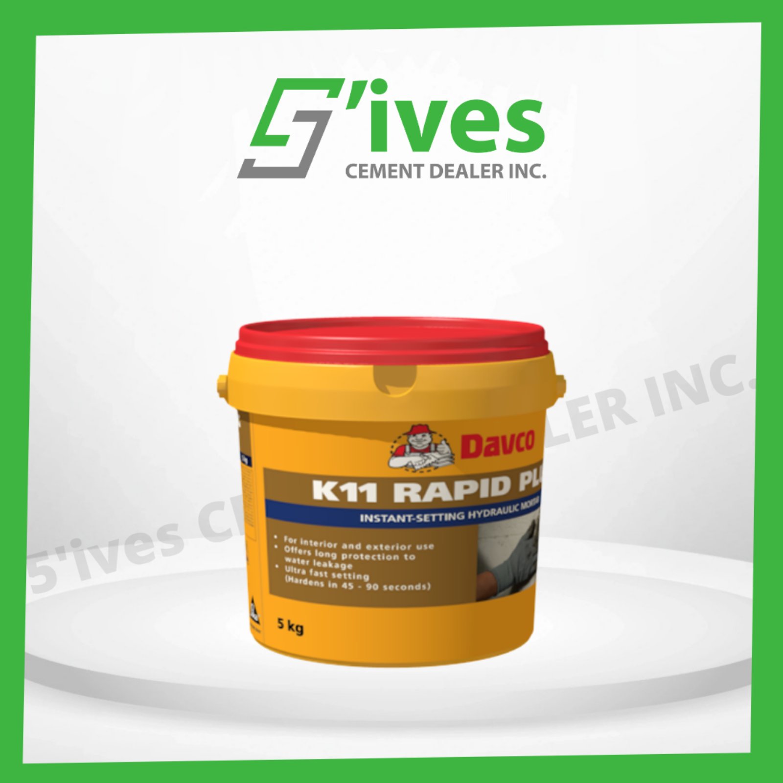 Davco K11 Rapid Plug 5kg | Lazada PH