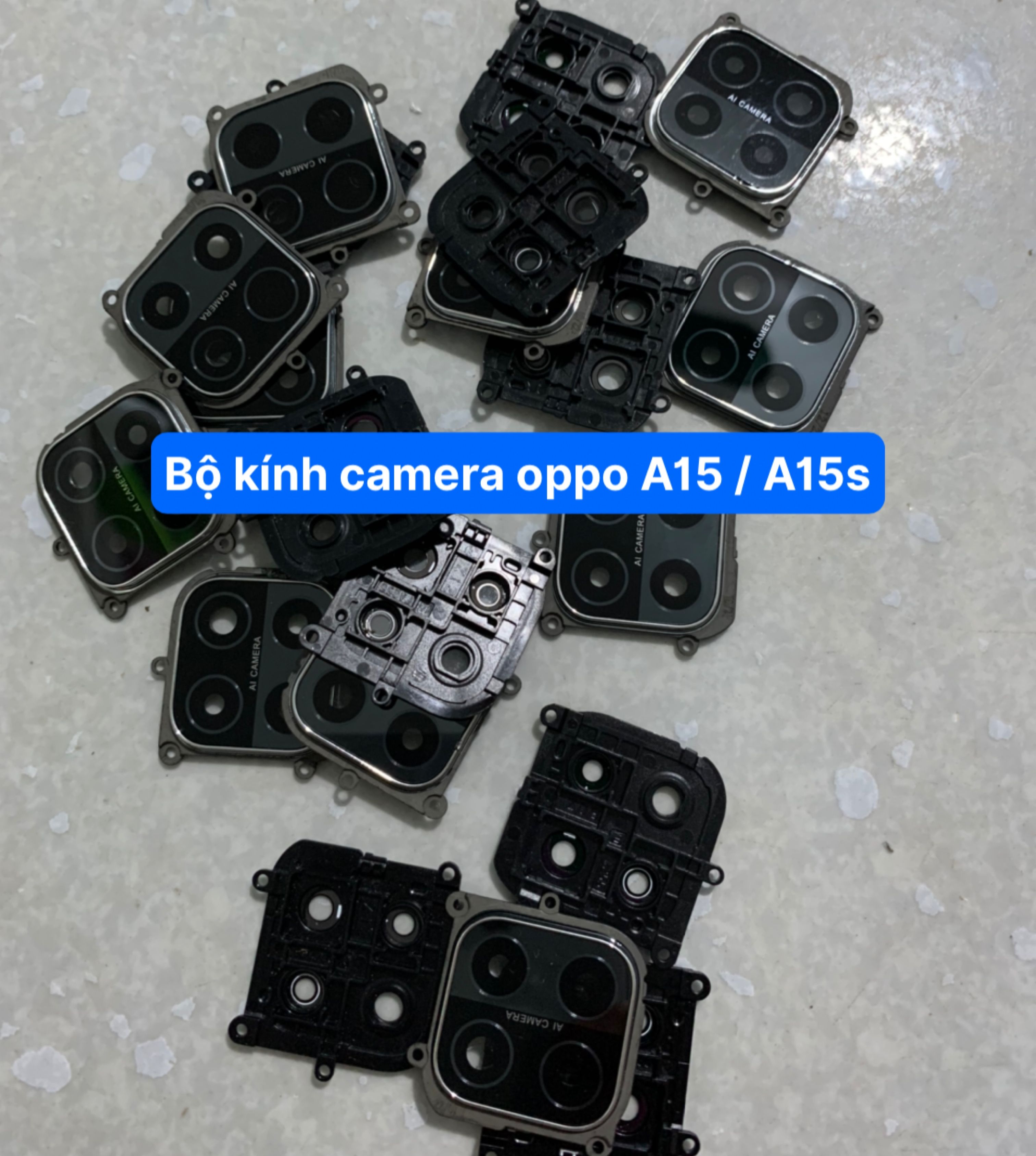 kính camera oppo A15 / A15s lắp chung