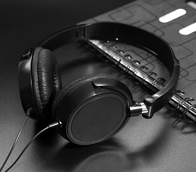 F10 ear muff with good mic (black-foldable)