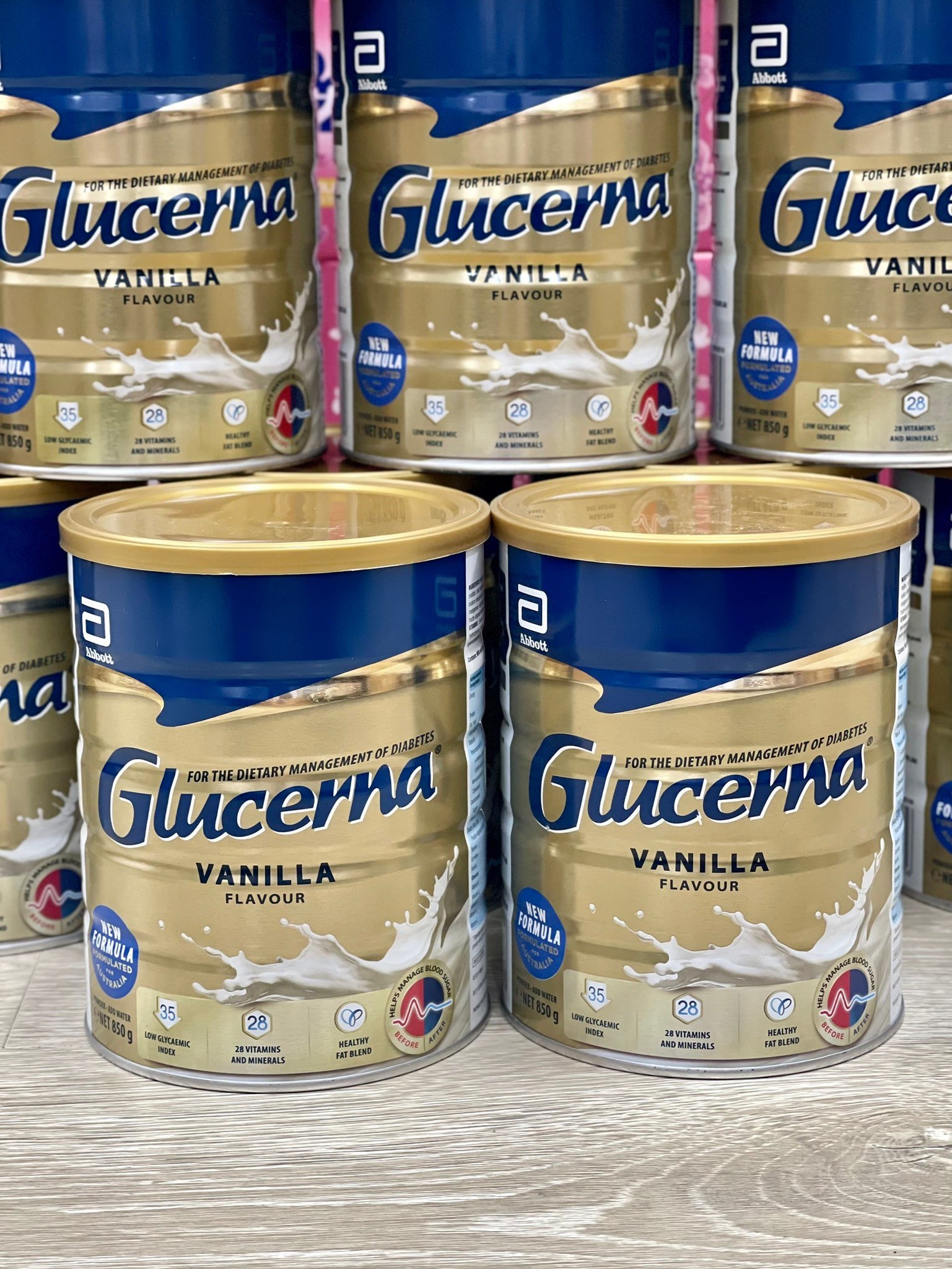 Sữa bột Glucerna 850g - Úc (Mẫu mới)