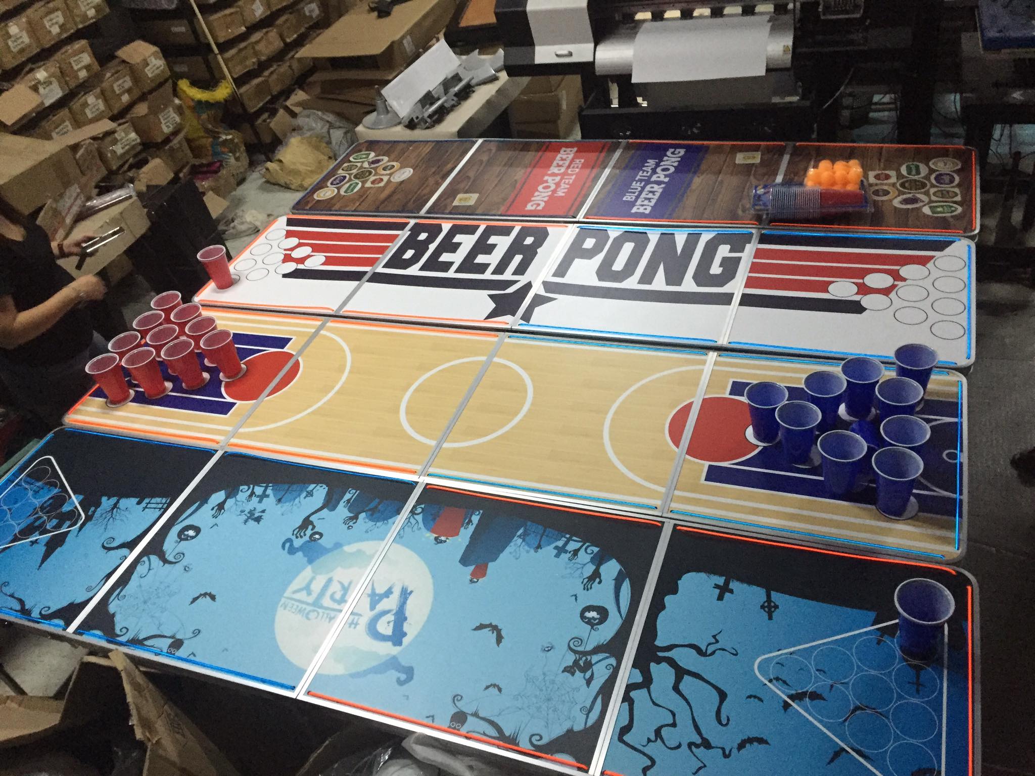 BEER PONG TABLE SET W/ LED LIGHTS / BEER PONG TABLE / BEER PONG Lazada PH