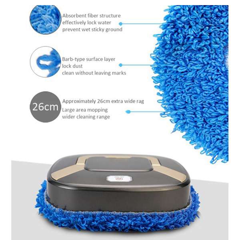 (C G K Disposable Mop,Washable Durable Replacement Microfiber Pads Dust Push Mop Cloth for Dry and Wet Vacuum Cleaner
