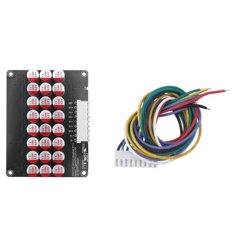 Whole Group Balancer 8S 5A Active Lithium Lipo Lifepo4 Battery Equalizer Energy Transfer Capacitor BMS Board