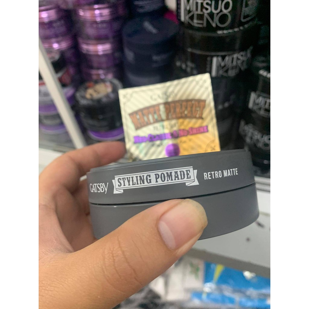 Sáp vuốt tóc nam Gatsby Styling Pomade Wax 75g