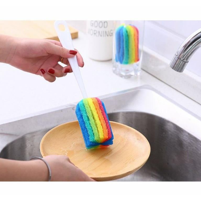 Cây cọ rửa ly 7 màu