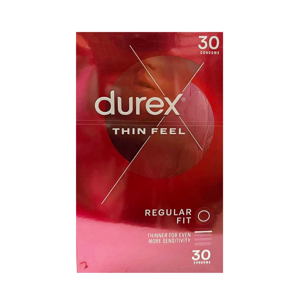 Durex Fetherlite - Bao cao su siêu mỏng Durex Úc -  Hộp 30 chiếc