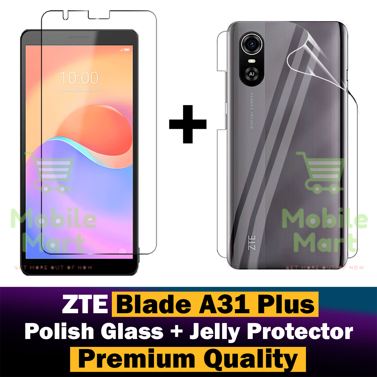 ZTE%20Blade%20A31%20Plus%20Polished%20Tempered%20Glass%20Screen%20Protector%20and%20Transparent%20Hydrogel%20Soft%20Film%20Back%20Protector%202-in-1%20Combo%20Deal%20-%20Image%202