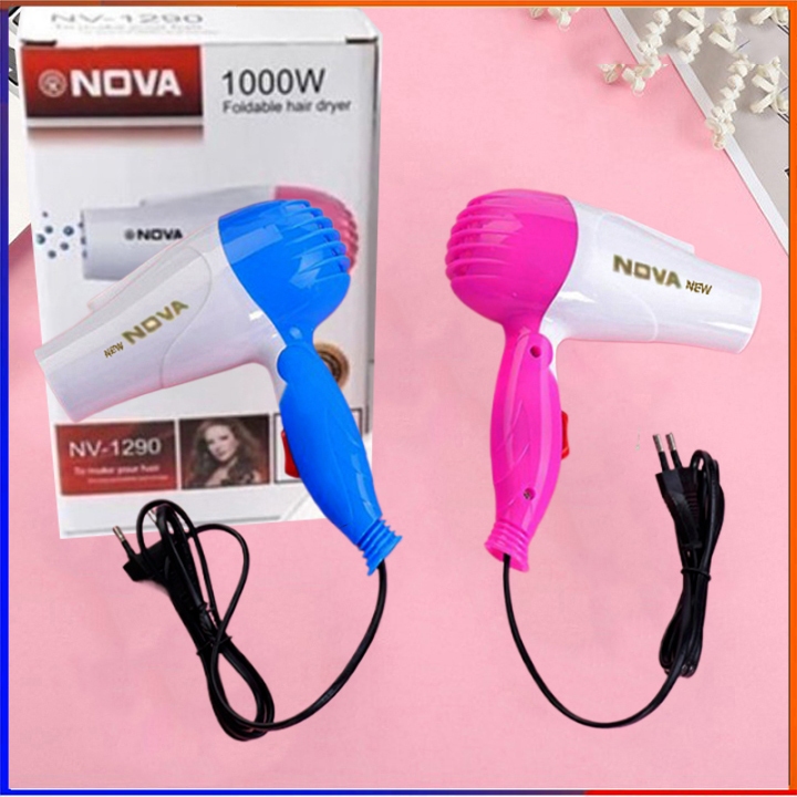 Máy sấy tóc NOVA gấp gọn 1000w mẫu mới new NOVA