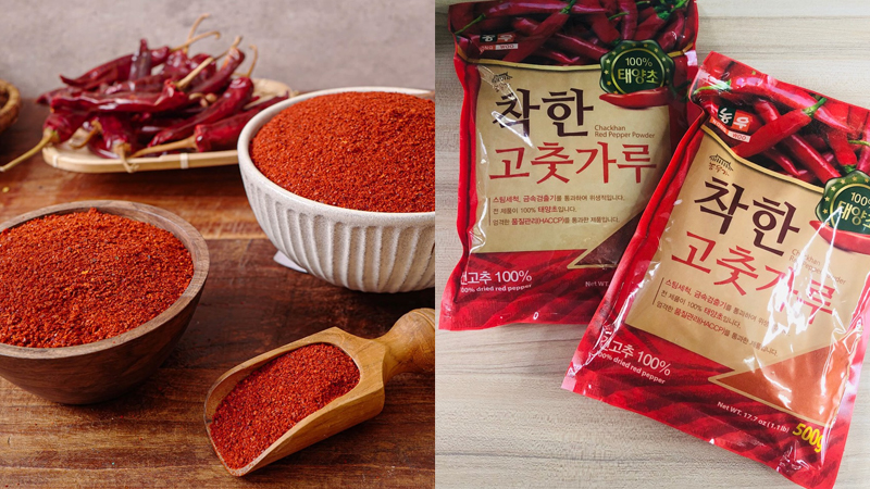 Bột Ớt Hàn Quốc 500gr - Bột Mịn