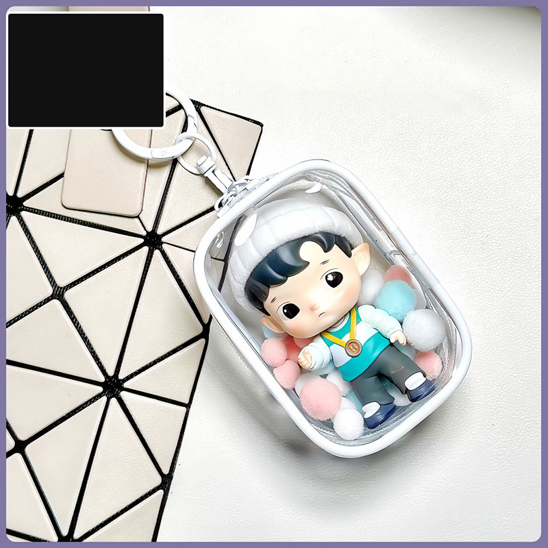 Cute bento bag modeling small hanging bag closed blind box display storage bag