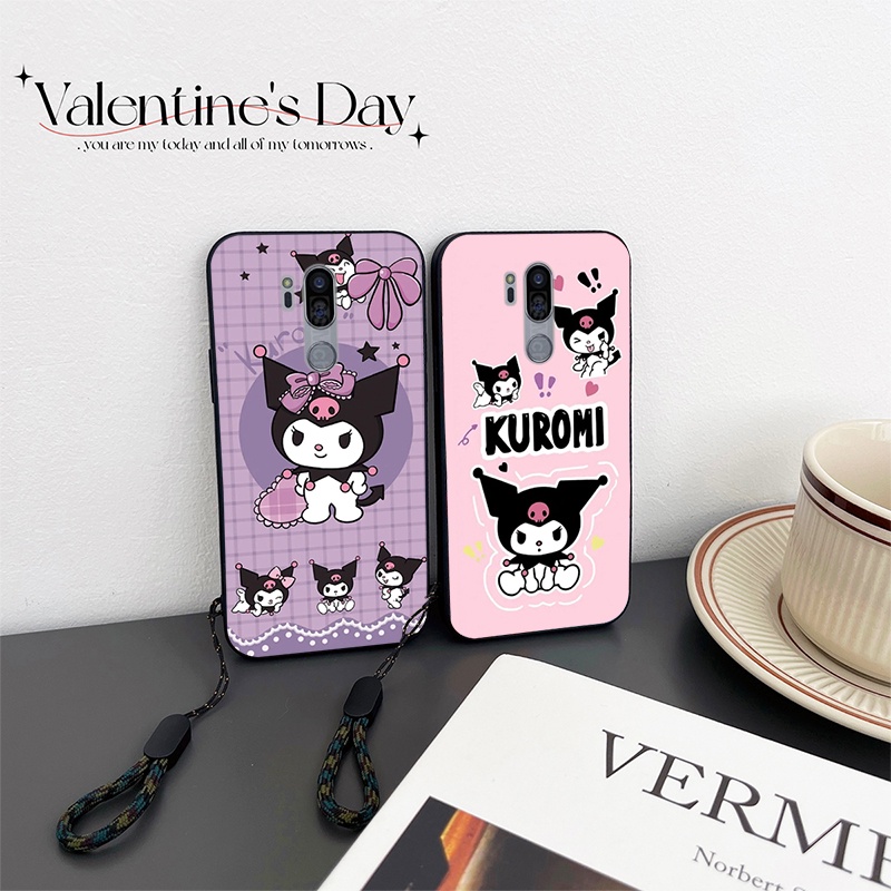 LG G7 ThinQ G7+ G7 Plus Casing Cute Kuromi Protective Phone Case