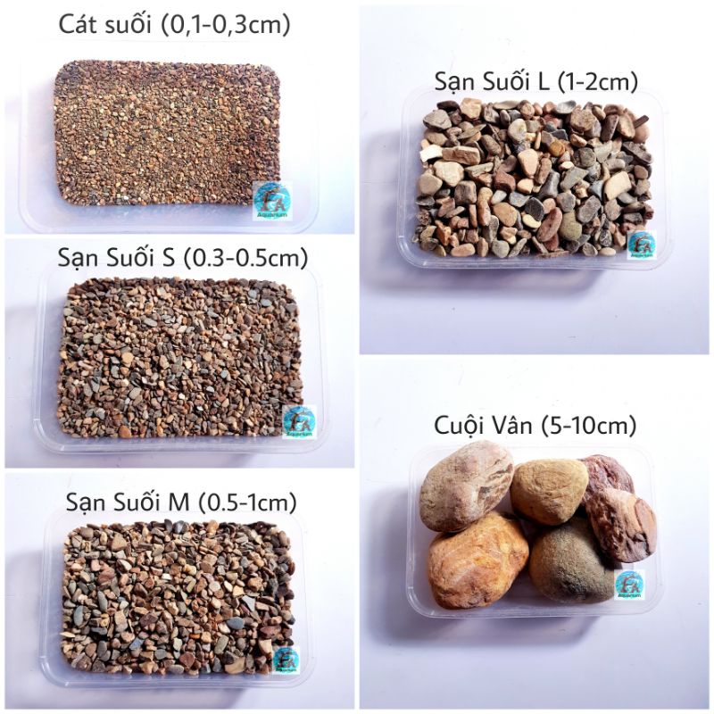 [Mã PET20K giảm 20K đơn 250K] 500G CÁT SUỐI, SẠN SUỐI, CUỘI VÂN