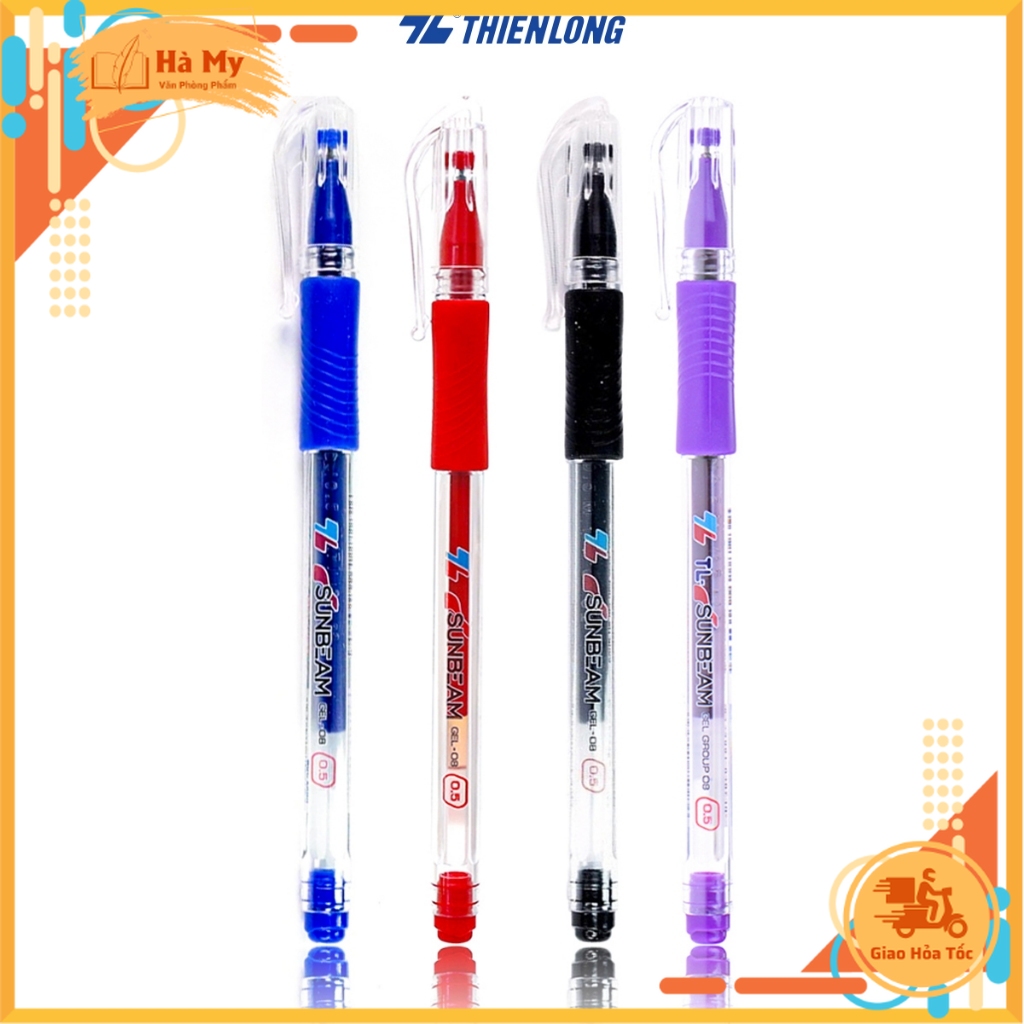 (Hộp 20 Cây) Bút Gel Thiên Long GEL-08 Ngòi 0.5mm