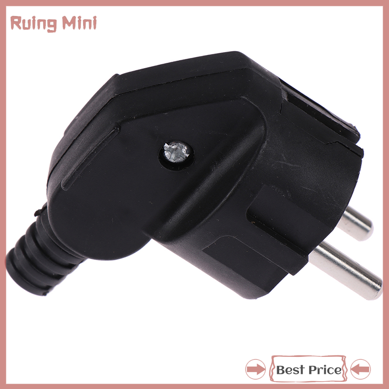 Ruing Eu AC Power Adapter Socket 16A 250V Connector Cable Electrical Detachable Plug