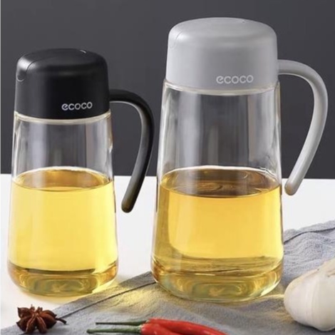 Bình đựng dầu ăn, nước mắm ECOCO có nắp mở tự động cao cấp