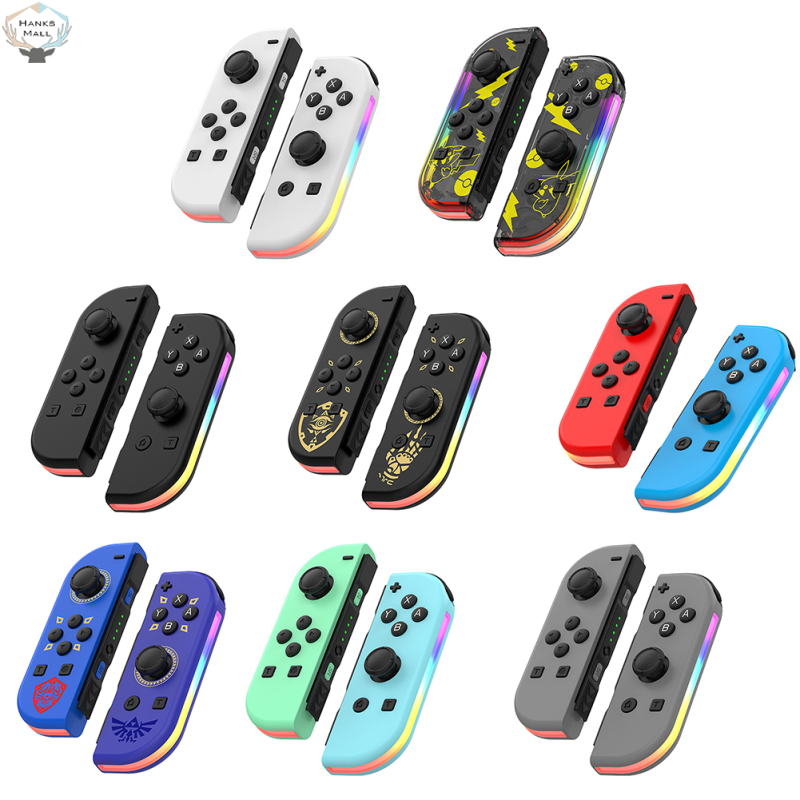 Games Controller Wireless Color RGB Lighting Game Console Handheld Console With Dual Vibration Wake-up Compatible For Switch