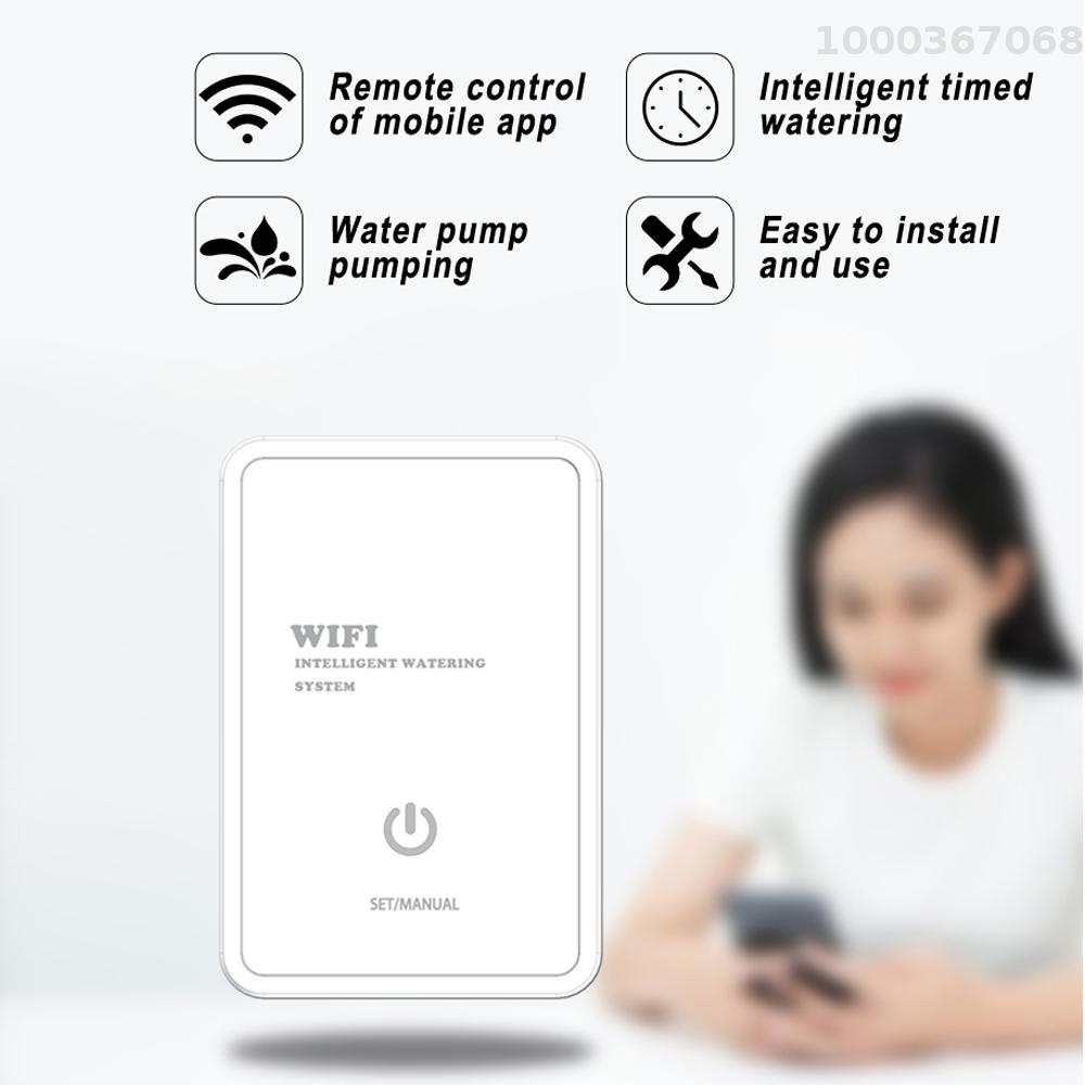 Tuya WIFI Automatic Watering Device Intelligent Timed Drip Irrigation System Support Remote APP Control for Garden Terrace Potted Plants