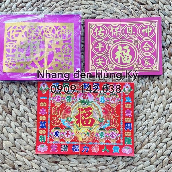 GIẤY CÚNG BÌNH AN đẹp