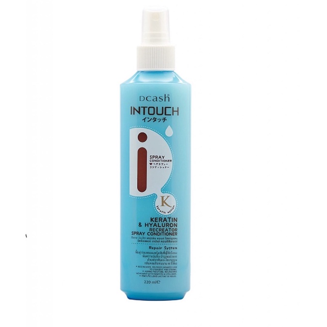 Chai xịt tóc - xịt dưỡng tóc dcash intouch keratin hyaluron / vitamin e perfecting
