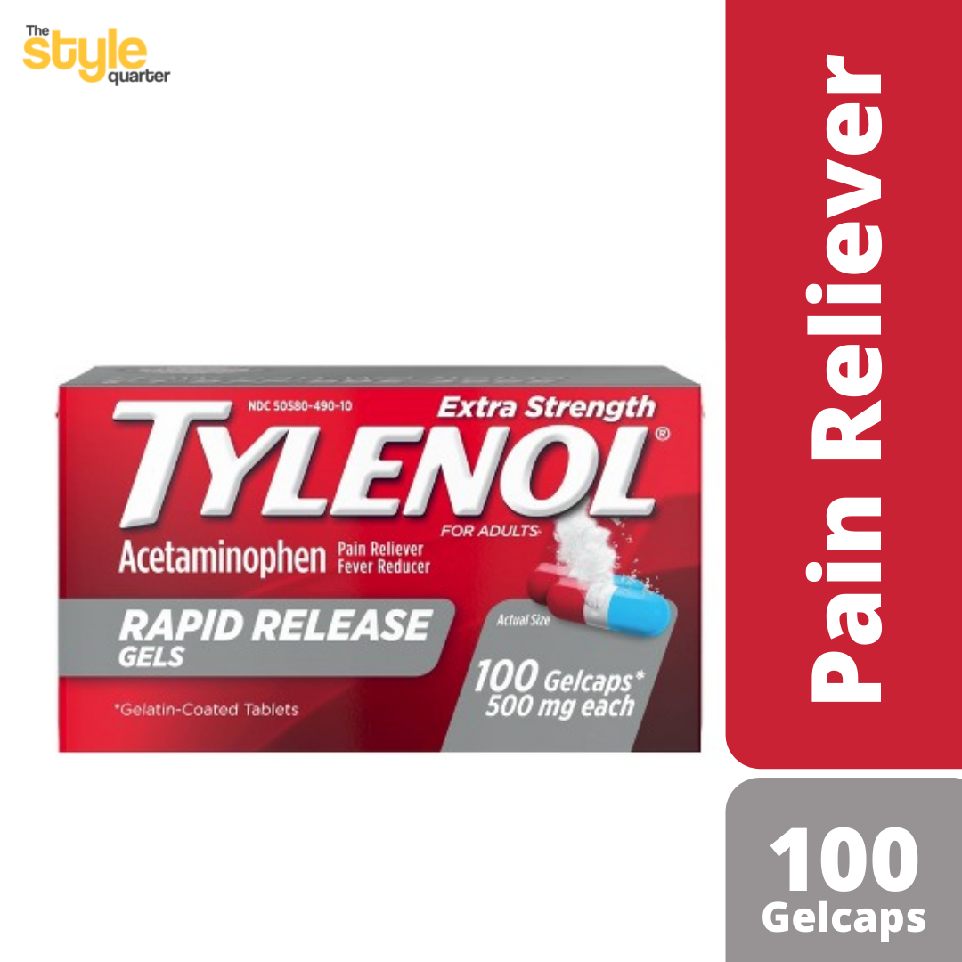 [AUTHENTIC] TYLENOL Rapid Release Gels For Fast Pain, Headache & Fever ...