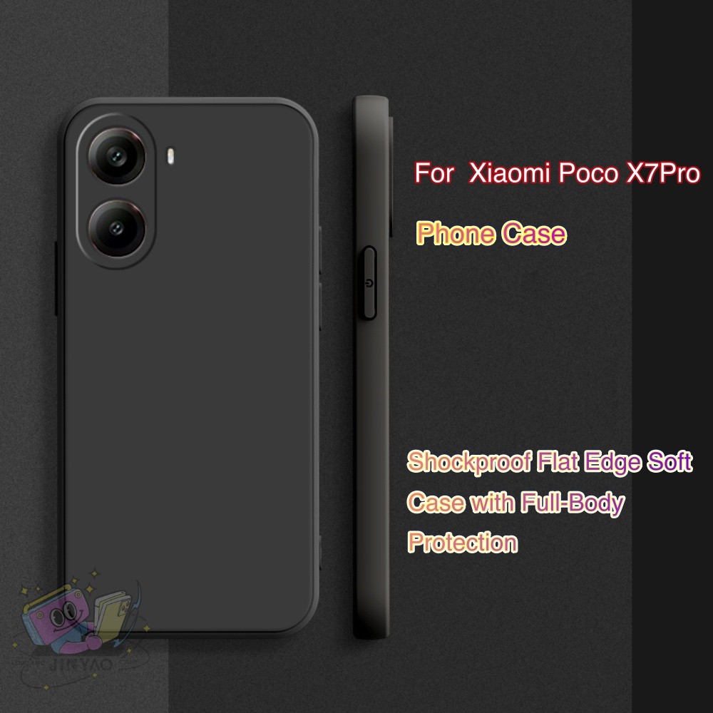 【Luxury】For Xiaomi Poco X7Pro Phone case Minimalist Stylish Lanyard Hole Breathable Sports Case Couple Protective Case. 