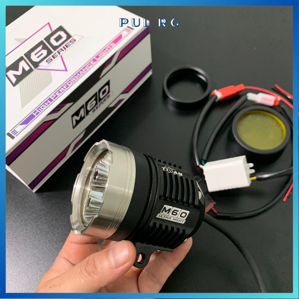Đèn trợ sáng m60 ultra hight 70w chip osram titanmoto chính hãng