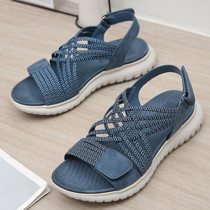 Stylish casual comfortable women's flat sports lightweight plus-size sandals