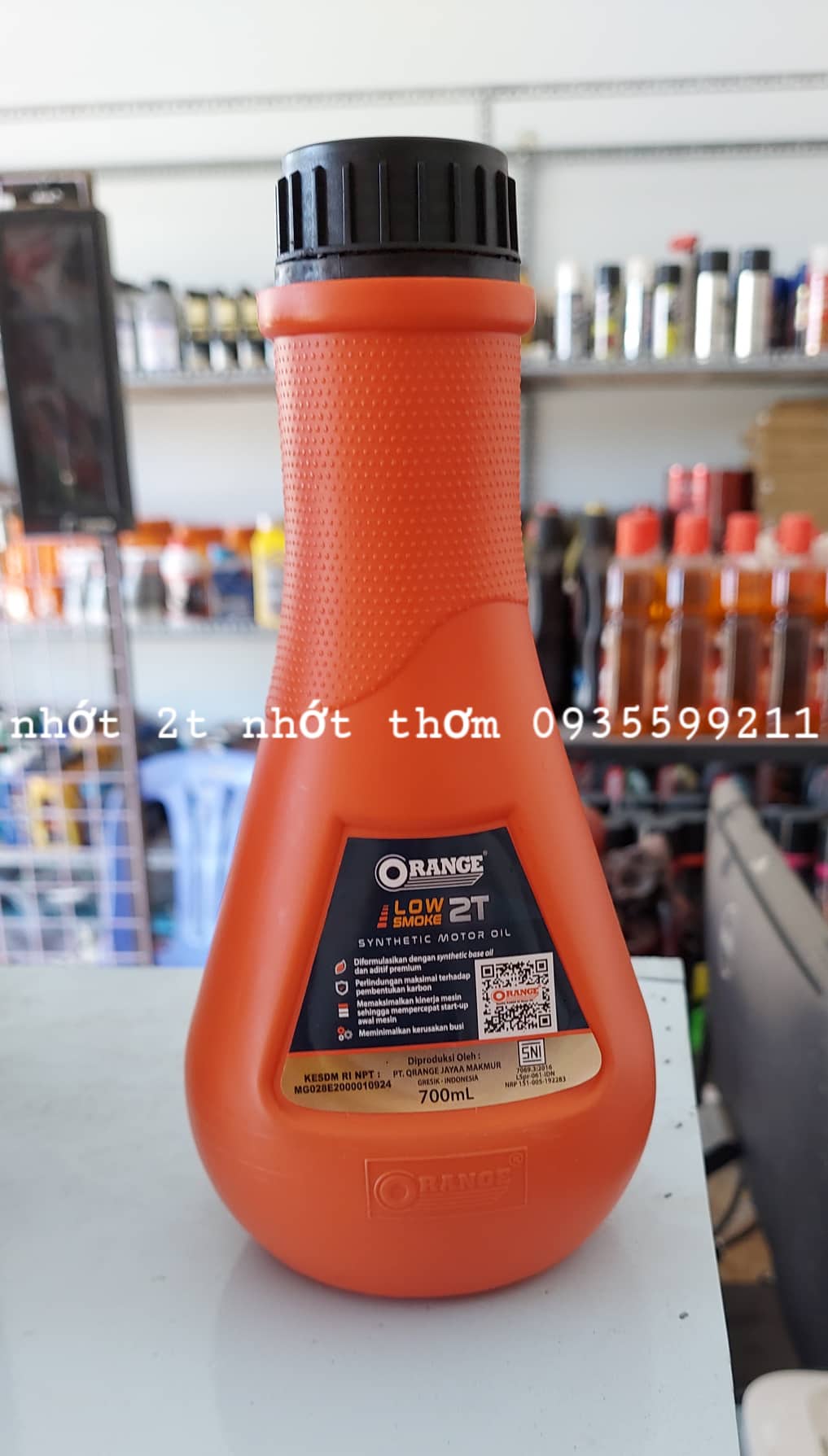 Nhớt thơm 2 thì orance 700ml