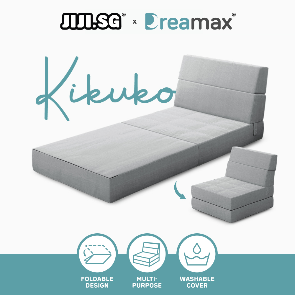 (JIJI.SG x DREAMAX) KIKUKO Foldable Sofabed Foldable Mattress / Bed