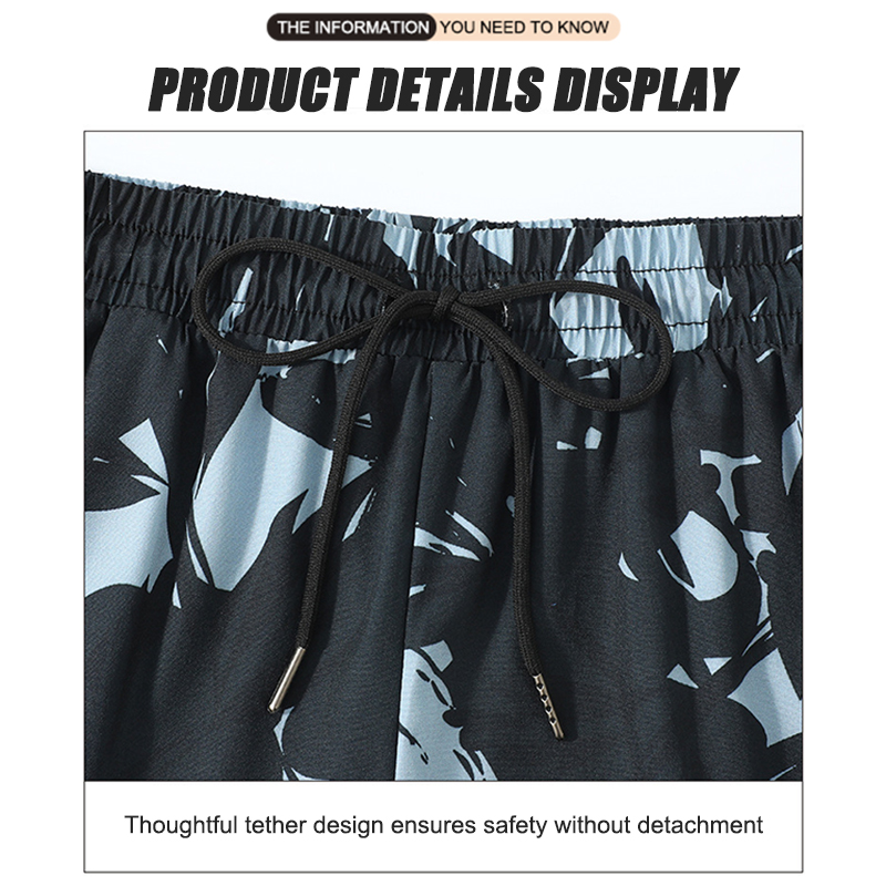 2 Layer Men Swimming Pants Men Flat Pentangle Swimsuit Professional Beach Adult Swimming Gear. 