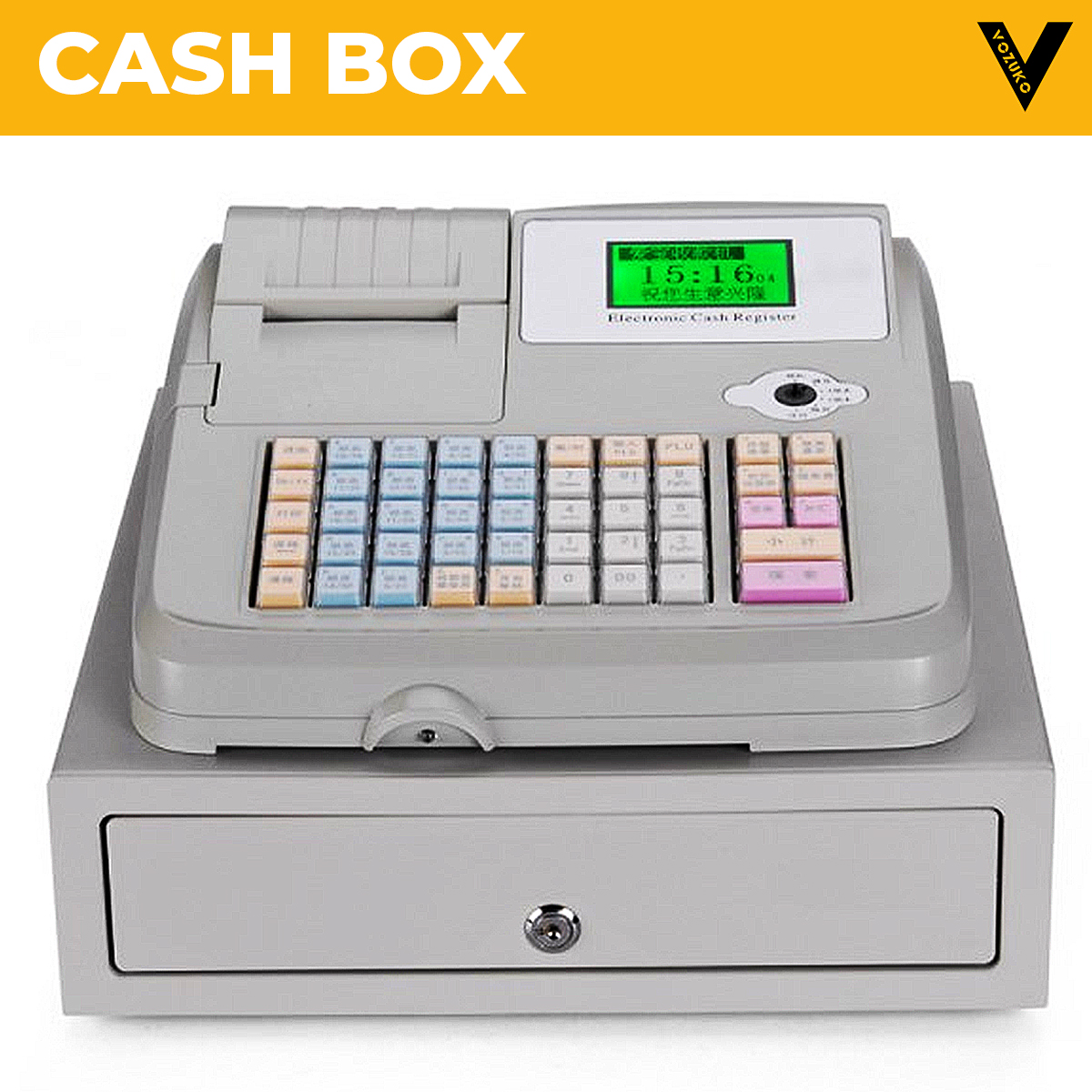[SG SELLER] POS Electronic English Cash Register Box Counter Machine