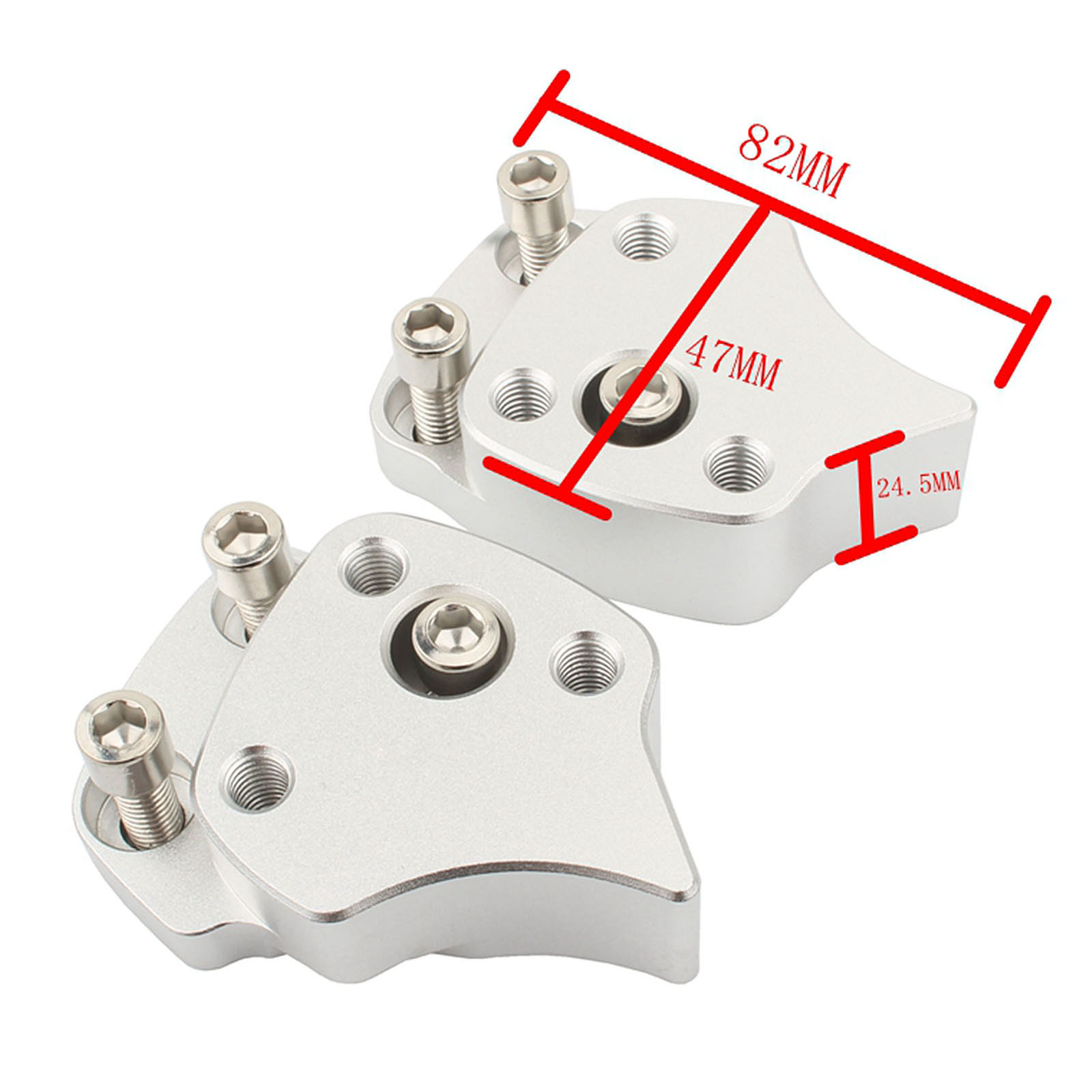 Handlebar Riser Spacer Kit Handle Bar Riser Mount Clamp For Yamaha