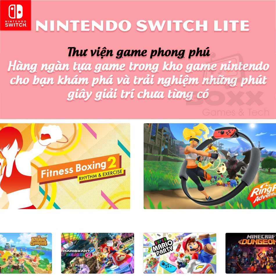 Máy chơi game Nintendo Switch Lite - Màu Cool Blue