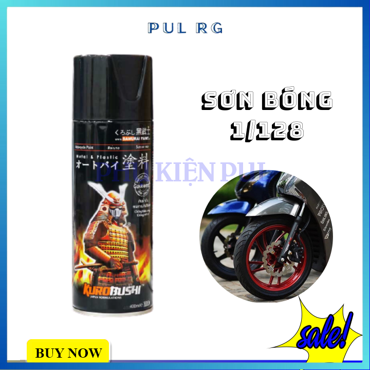 Sơn samurai phủ bóng 1/128 làm mới đẹp xe bám tốt chống gỉ sét hàng chính hãng