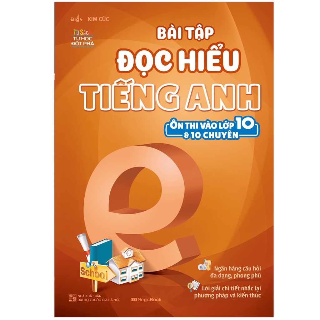 Sách Bài tập đọc hiểu tiếng Anh (ôn thi vào lớp 10 và 10 chuyên)