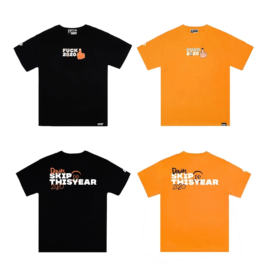 Áo thun Davies nam nữ DSW Tee Skip Year - BLACK