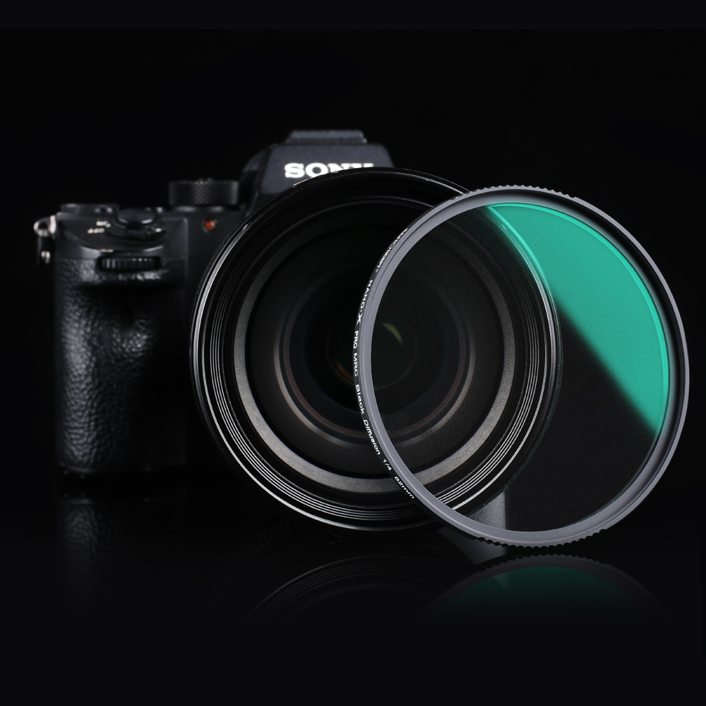 K&F Concept 1/4 Black Diffusion Filter Soft Light Lens Fliter Multiple Layer Nanometer Coating Ultra slim Frame Filters