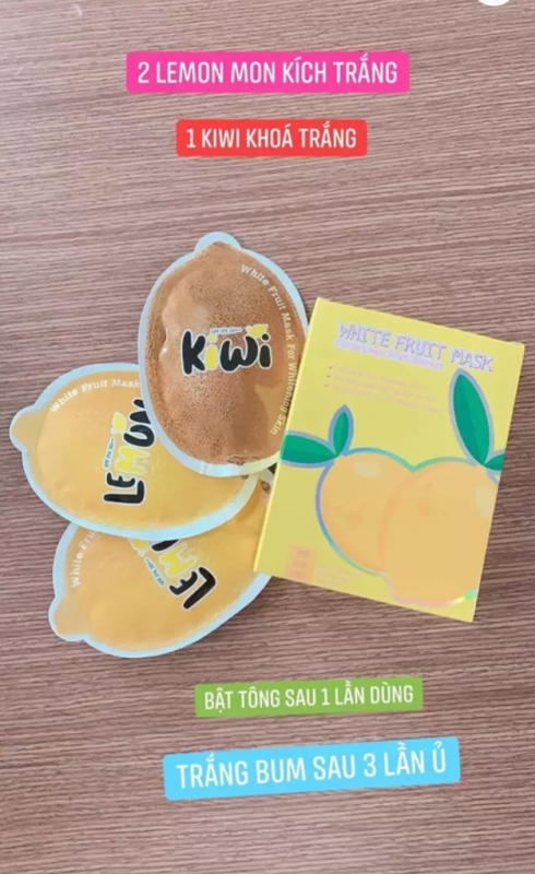 Ủ trắng chanh Lemon White Fruit Mask
