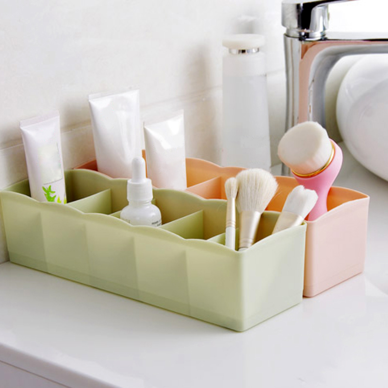 Multi-grids Cosmetics Underwear Socks Holder Storage Box Rack Sundries Organizer