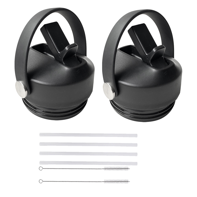 Handle Lid for Bottles 12 18 26 36 64 Oz for Straw Lid or Cap Top Replacement Water Bottles Accessories