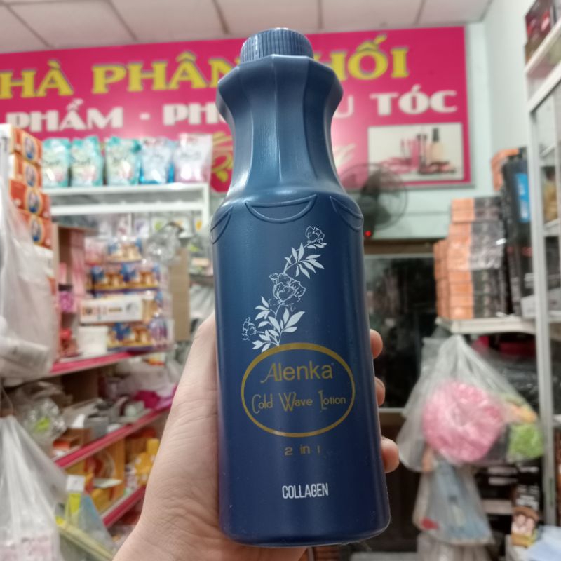 Thuốc uốn tóc 1 lần tại nhà Alenka Colagen 2 in 1 500ml