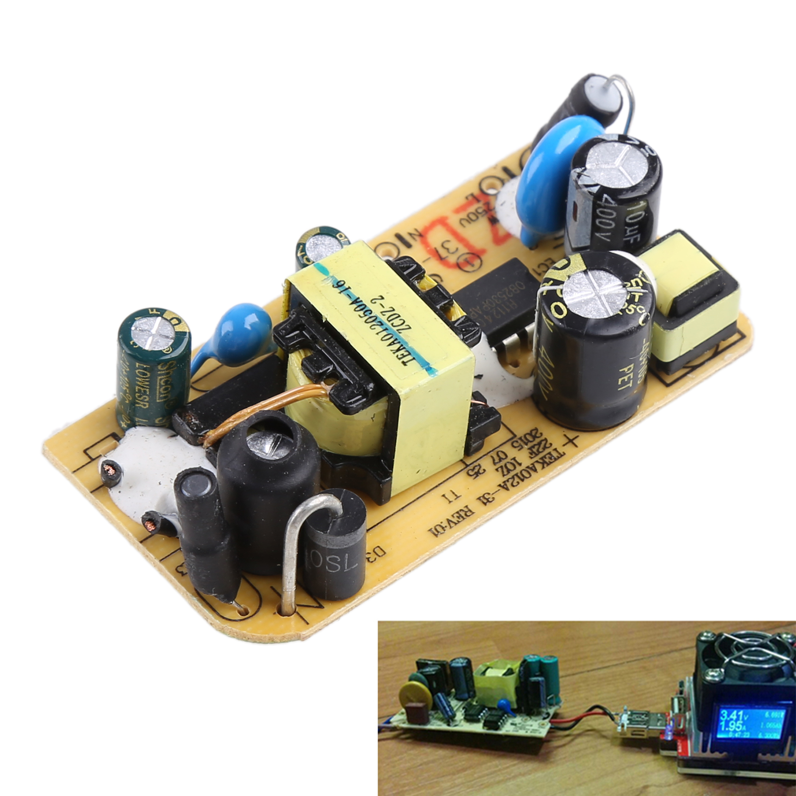 AC-DC 5V 2A mô-đun công tắc nguồn điện 5V 2000mA để thay thế/sửa chữa 100-240V đến 5V