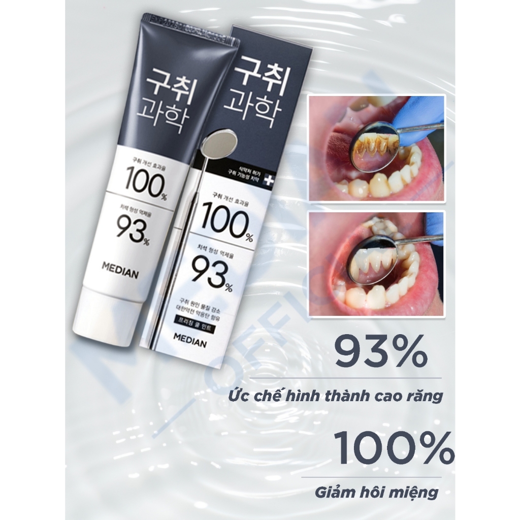 Kem Đánh Trắng Răng Median 93% Tooth-Paste 120g