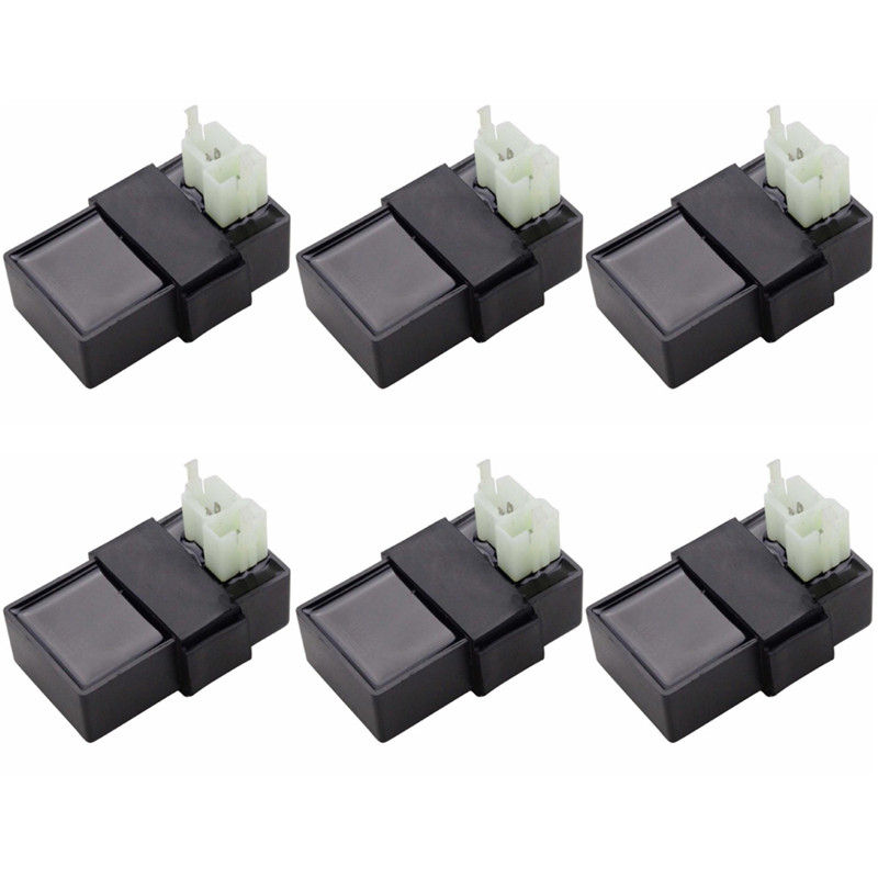 6Pin CDI Box Unit Ignition For GY6 125cc 150cc Go-Karts Moped ATV ...