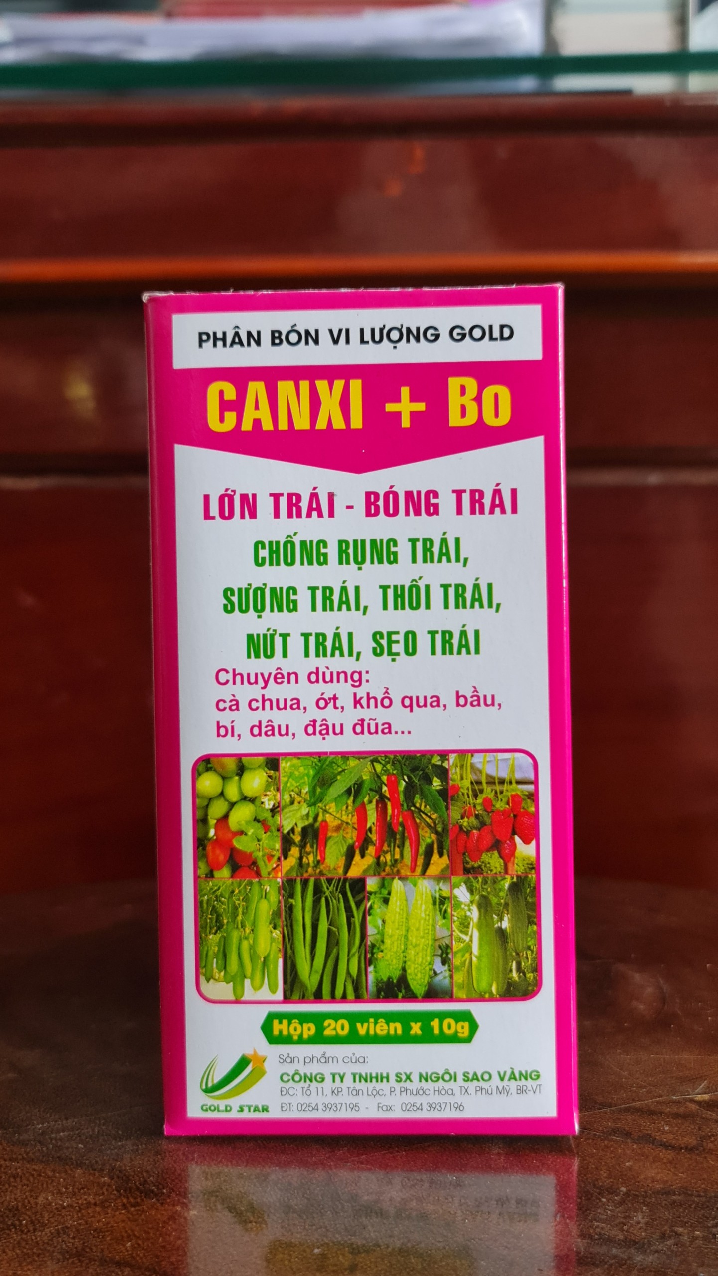 Canxi + Bo - 10gr ( dạng viên sủi) màu xanh