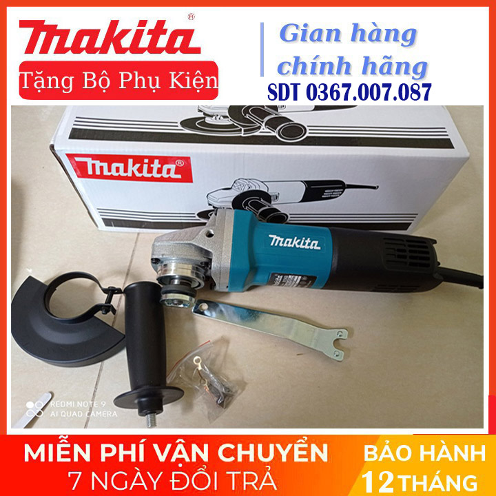 [Nội Địa] Máy Mài, Máy Cắt Cầm Tay Makita Công Suất Lớn 840W, Lõi Đồng Nguyên Chất 100% Máy Siêu Khỏe Bền Tốt.