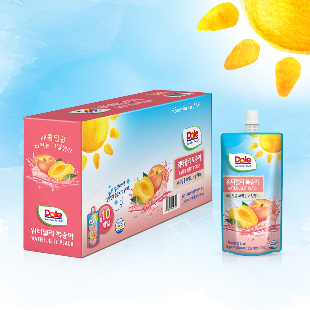 (Hàng tặng không bán) Nước Đào Ép Thạch Dole (130ml)
