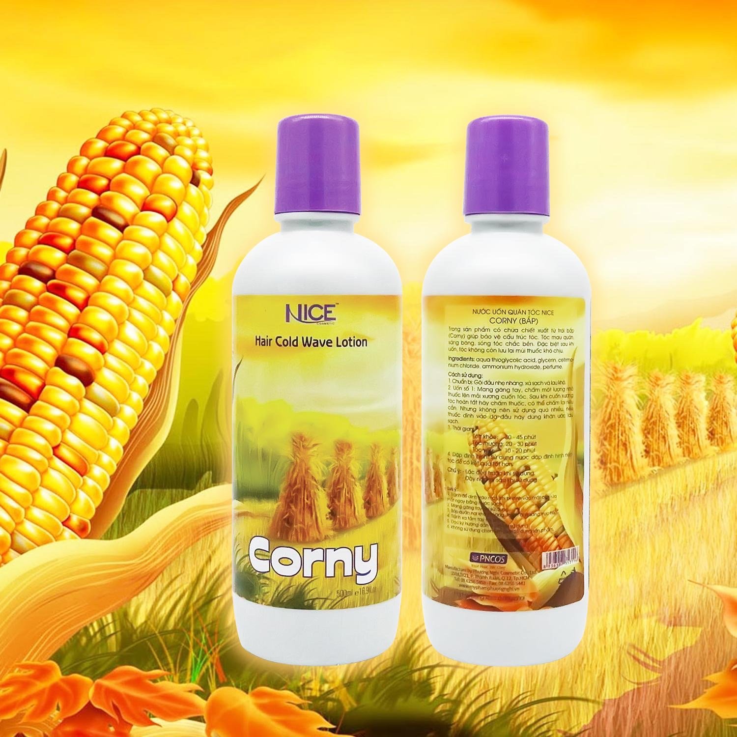 Uốn lạnh trái bắp Nice 500ml